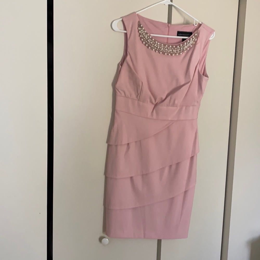 Light pink cocktail dress